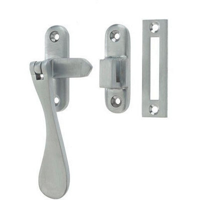 AFIT Satin Chrome Victorian Casement Window Fastener 124 x 19mm Price Comparisons | Compare The Build