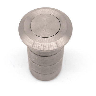 AFIT Satin Nickel Brass Dust Socket for Flush Bolts 20 x 25mm