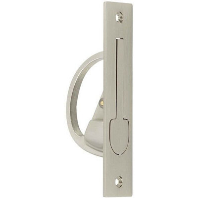 AFIT Satin Nickel Sliding Door Edge Pull Handle
