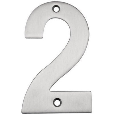 AFIT Satin Stainless Numeral 2 102mm Price Comparisons | Compare The Build