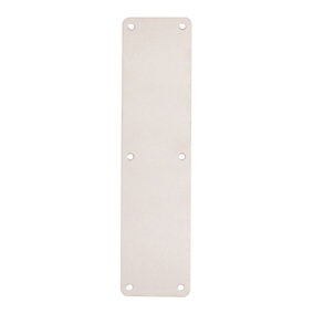 AFIT Satin Stainless Steel Door Finger Plate 300 x 75mm
