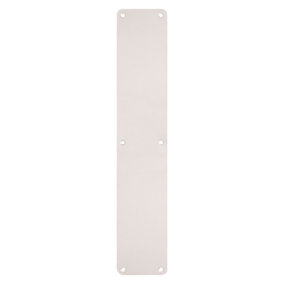 AFIT Satin Stainless Steel Door Finger Plate 400 x 75mm