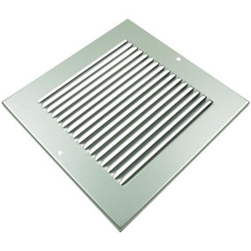 AFIT Silver Intumescent Louvre Vent Grill Cover 150 x 300mm