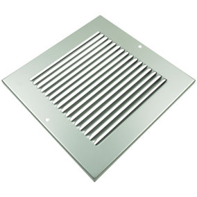 AFIT Silver Intumescent Louvre Vent Grill Cover 225 x 225mm