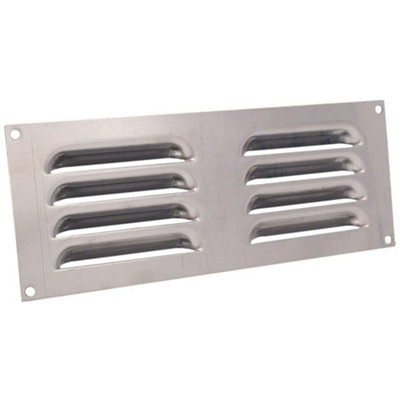 AFIT Stainless Steel Louvre Air Vent 242 x 89mm