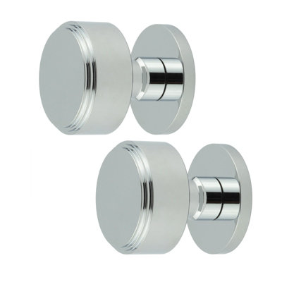 AFIT Taman Mortice Door Knob Set - 60mm -  Polished Chrome