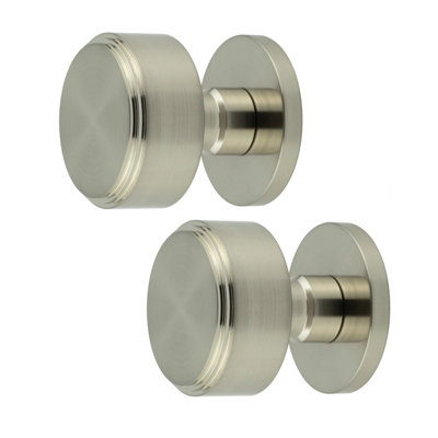 AFIT Taman Mortice Door Knob Set - 60mm -  Satin Nickel