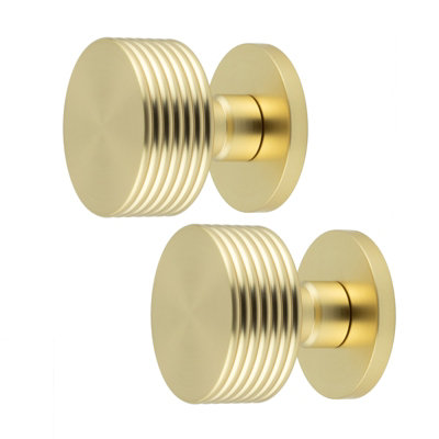 AFIT Tibet Mortice Door Knob Set - 60mm -  Satin Brass