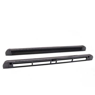 AFIT Trickle Window Slot Vent Set Inside & Out - 400mm - 3180mm²EA - Black