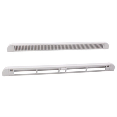 AFIT Trickle Window Slot Vent Set Inside & Out - 400mm - 3180mm²EA - White - Pack of 10