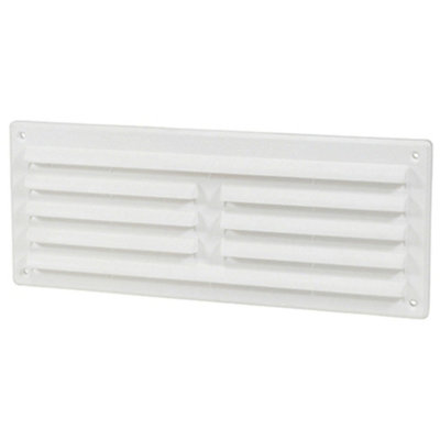 AFIT White Louvre Grille Vent 260 x 104mm