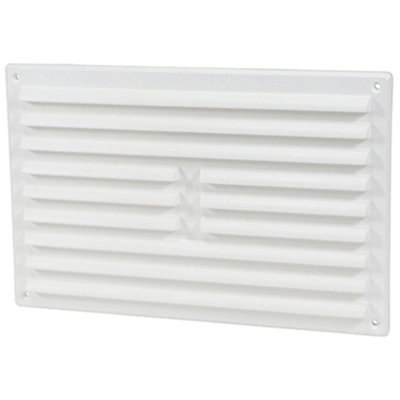 AFIT White Louvre Grille Vent 260 x 170mm