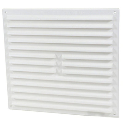 AFIT White Louvre Grille Vent 260 x 235mm