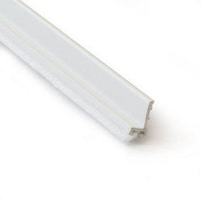 AFIT White Single Door Weather Seal Set PVC Pile - 4975mm