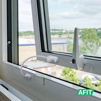 AFIT Window Restrictor, Key Locking Cable Window Restrictor for UPVC ...