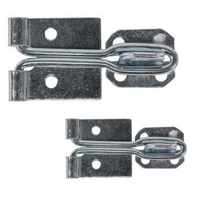 AFIT Wire Pattern Hasp & Staple - 4 inch - Zinc - Pack of 2 Price Comparisons | Compare The Build