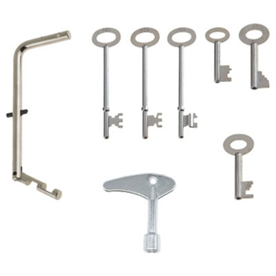 AFIT Zinc Plated FB Fire Brigade Master Key Set 4
