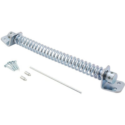 AFIT Zinc Plated Heavy Duty Adjustable Tension Gate Spring 250mm / 10 Inch - Now With Hardened Steel Spring