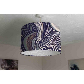 African Pattern in Geometric Forms (Ceiling & Lamp Shade) / 45cm x 26cm / Ceiling Shade