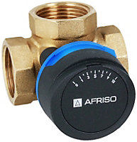 Afriso 3-way 1" Inch BSP Female DN25 Universal Mixing Valve Heating Cooling Systems