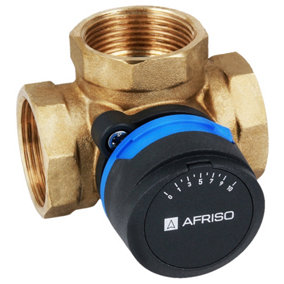 Afriso 3-way 5/4" Inch BSP Female DN32  Universal Mixing Valve Heating Cooling Systems