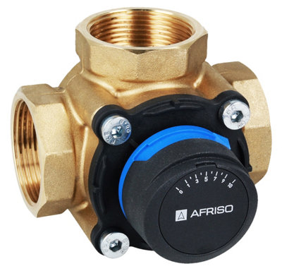 Afriso 3way 6/4" Inch BSP Female DN40 Universal Mixing Valve Heating