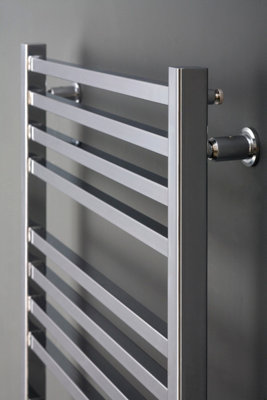 Agadon C4 1260 x 500 mm Chrome Towel Radiator - 1109 BTU - 5 Years Guarantee