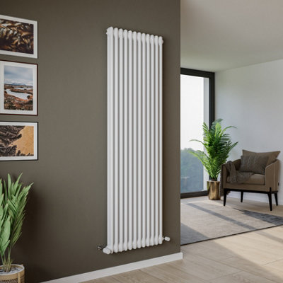 Agadon Kylo 2 Column Radiator 1800 x 560 mm White - 6921 BTU