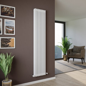 Agadon Kylo 3 Column Radiator 1800 x 380 mm White - 5858 BTU