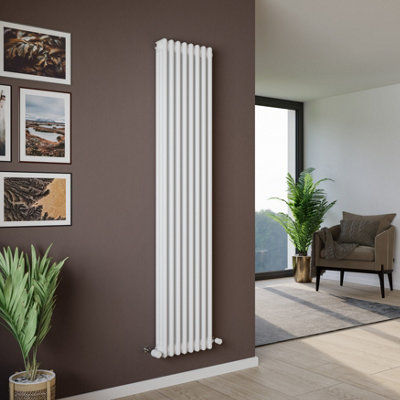 Agadon Kylo 3 Column Radiator 1800 x 380 mm White Price Comparisons | Compare The Build