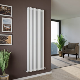 Agadon Kylo 3 Column Radiator 1800 x 560 mm White - 8787 BTU