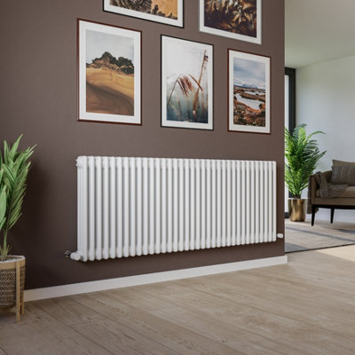 Agadon Kylo 3 Column Radiator 600x1595 mm White - 8767 BTU