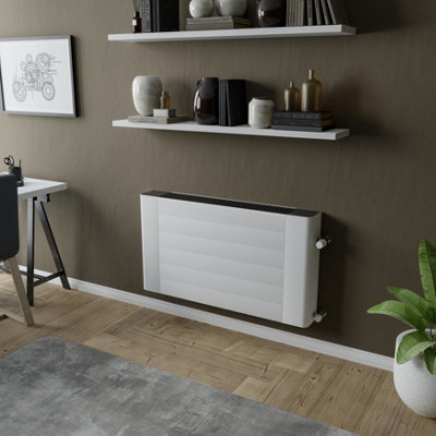 Agadon Lisbon Designer LST Convector 600 x 1080 mm White - 4184 BTU - 10 Years Guarantee