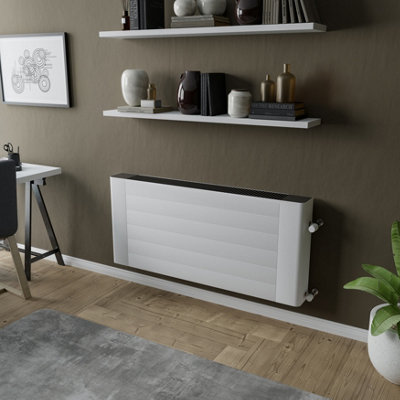 Agadon Lisbon Designer LST Convector 600 x 1330 mm White - 5440 BTU - 10 Years Guarantee