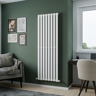 Agadon Lola Designer Panel Radiator 1800 x 600 mm White - 3952 BTU - 5 Year  Guarantee | DIY at Bu0026Q
