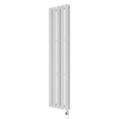 Agadon Lola Duplex Electric Designer Panel Radiator 1600 x 376 mm White - 1000 W Smart Heating Element