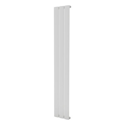 Agadon Milan Aluminium Designer Radiator 1800 x 280 mm White - 2164 BTU - 10 Years Guarantee - 3