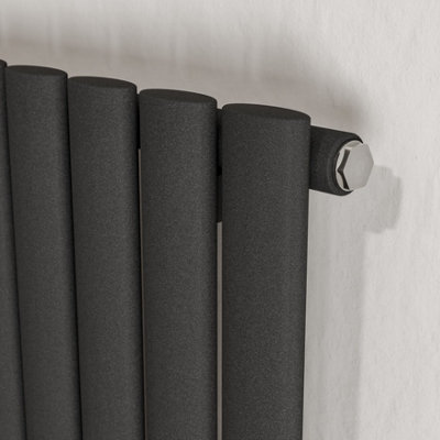 Agadon Neo Designer Radiator 1000 x 410 mm Textured Anthracite - 1707 ...