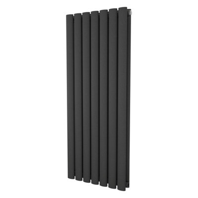 Agadon Neo Duplex Designer Radiator 1000 x 410 mm Textured Anthracite - 2495 BTU - 10 Years Guarantee - 3