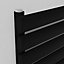 Agadon Neo Horizontal Designer Radiator 410 x 1000 mm Textured Black - 1543 BTU - 10 Years Guarantee