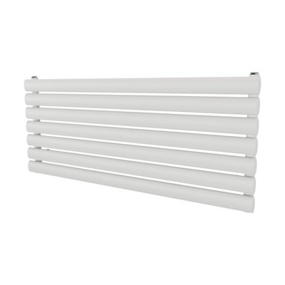 Agadon Neo Horizontal Designer Radiator 410 x 1000 mm White - 1543 BTU - 10 Years Guarantee