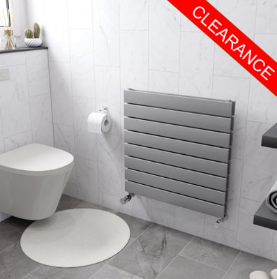 Agadon Panio Duplex 595 x 600 mm Silver - 1976 BTU - 10 Year Guarantee Price Comparisons | Compare The Build