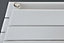 Agadon Panio Duplex Horizontal Designer Panel Radiator 445 x 1200 mm White - 3120 BTU - 10 Years Guarantee
