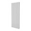 Agadon Panio Duplex Vertical Designer Panel Radiator 1200 x 445 mm White - 2785 BTU - 10 Years Guarantee