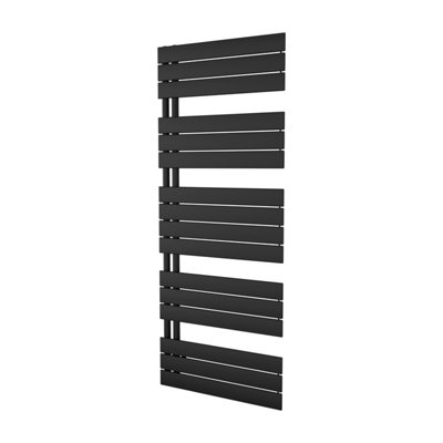 Agadon Panio Up Designer Panel Towel Radiator 1495 x 600 mm Black - 2928 BTU - 10 Years Guarantee - 3