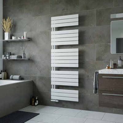 Agadon Panio Up Designer Panel Towel Radiator 1720 x 600 mm White - 3444 BTU - 10 Years Guarantee