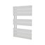 Agadon Panio Up Designer Panel Towel Radiator 745 x 500 mm White - 1270 BTU - 10 Years Guarantee