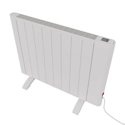 Agadon Riley Electric Wall- or Freestanding Radiator 580x730 mm White ...