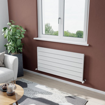 Agadon Rome Aluminium Designer Radiator 603 x 1200 mm White - 2253 BTU - 10 Years Guarantee