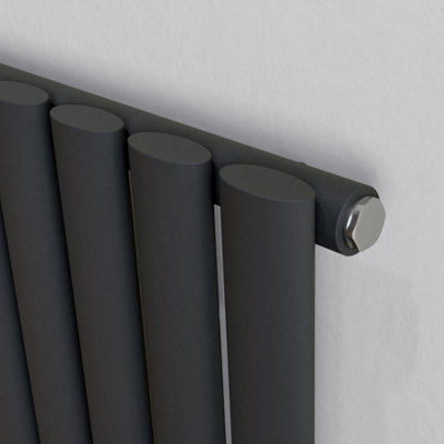 Radiateur vertical tubes oval - 1800 x 600